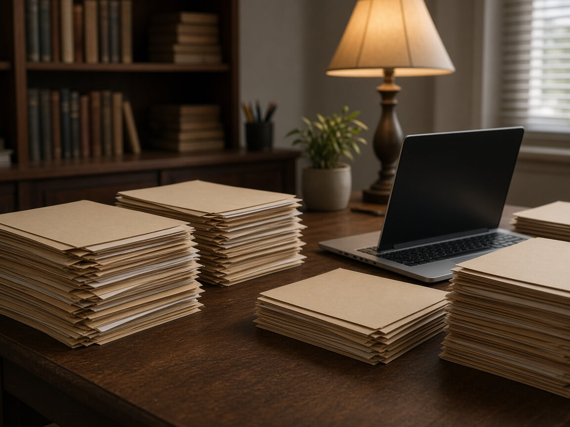 Document review in a quiet software office