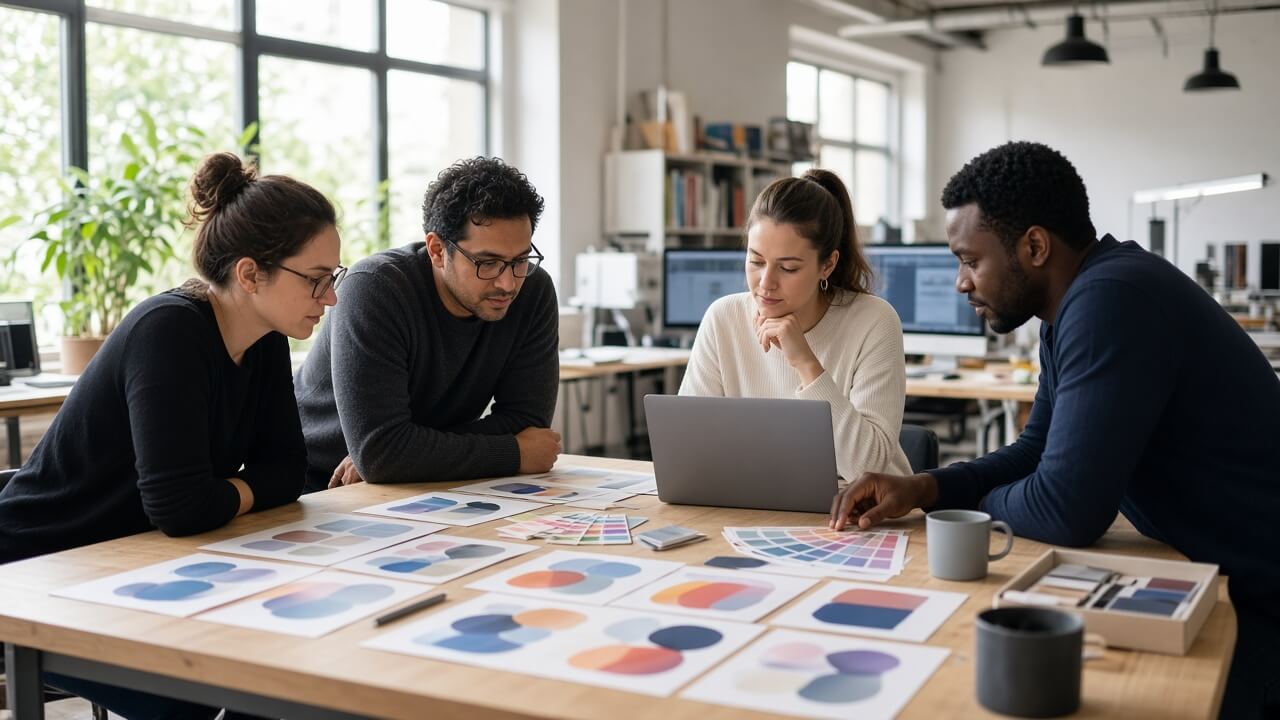 Product catalog workshop in a software office